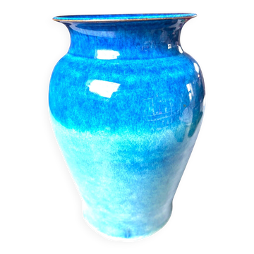 Accolay decorative vase, French ceramic 1960