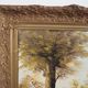 Peinture « The Road by the Pond », design scandinave, années 1970