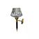 Applique murale vintage torche flambeau en laiton, globes en verre épais