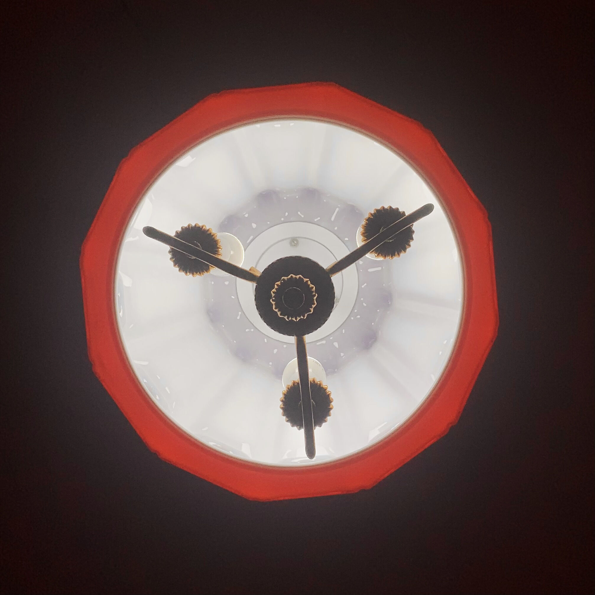 Helena Tynell pendant light for flygsfors Sweden, 1960s