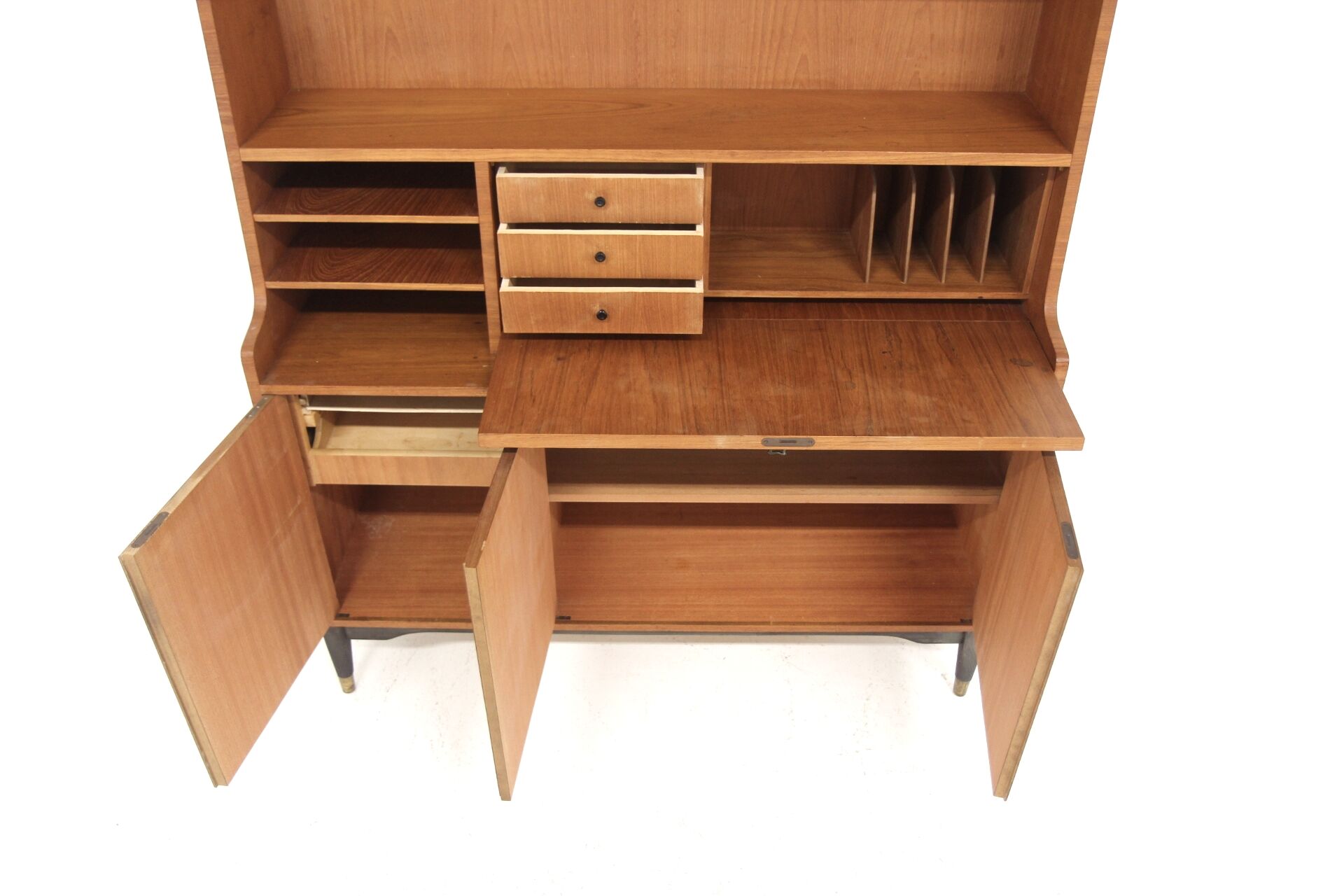 Scandinavian teak secretary, Sweden, 1960