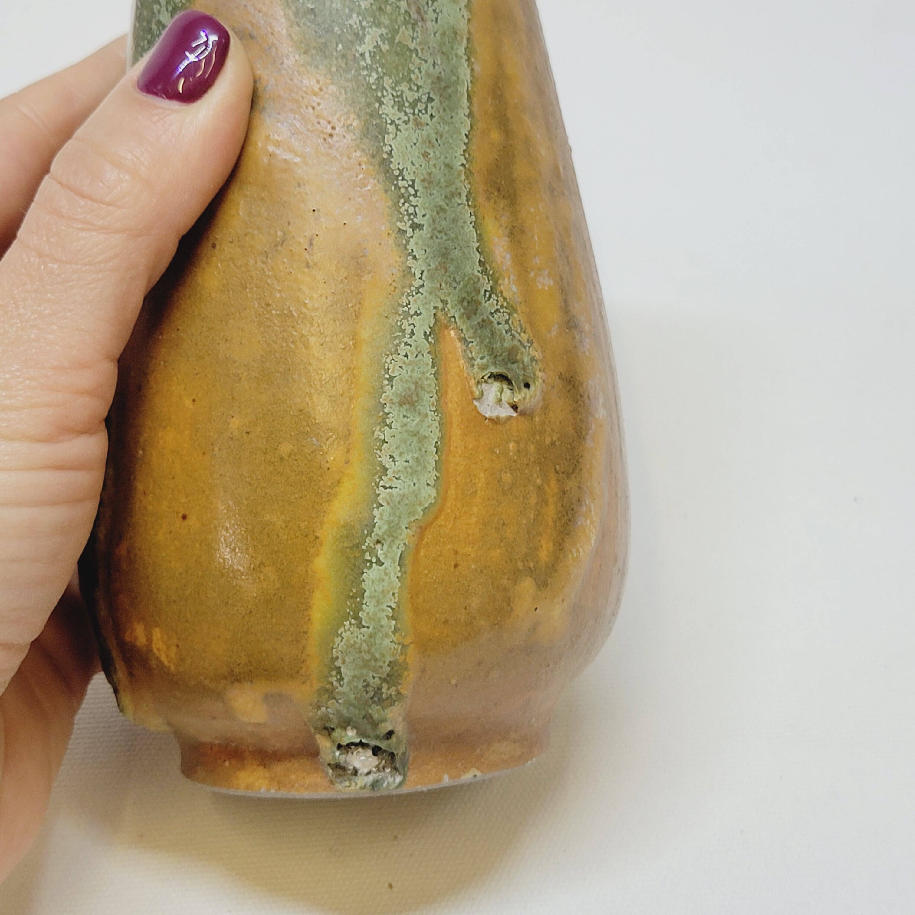 Enameled Stoneware Vase L'artisan L Artisan Pratique Art Nouveau Style Denbac