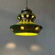Green pendant lamp west Germany ceramic Fat Lava