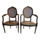 Louis XVI caned armchairs