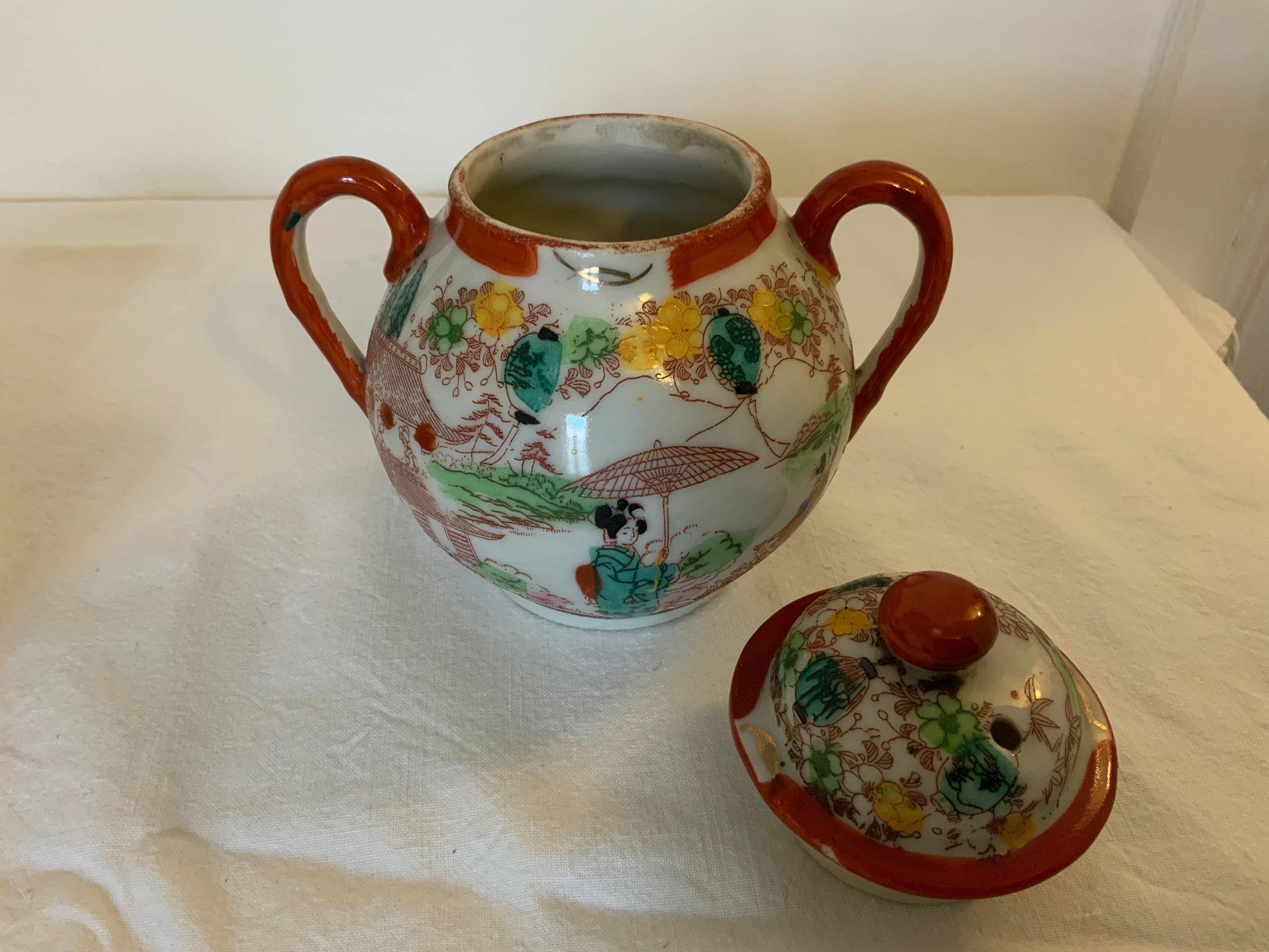 Japanese tea and coffee service