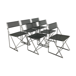 6 chaises X-line par