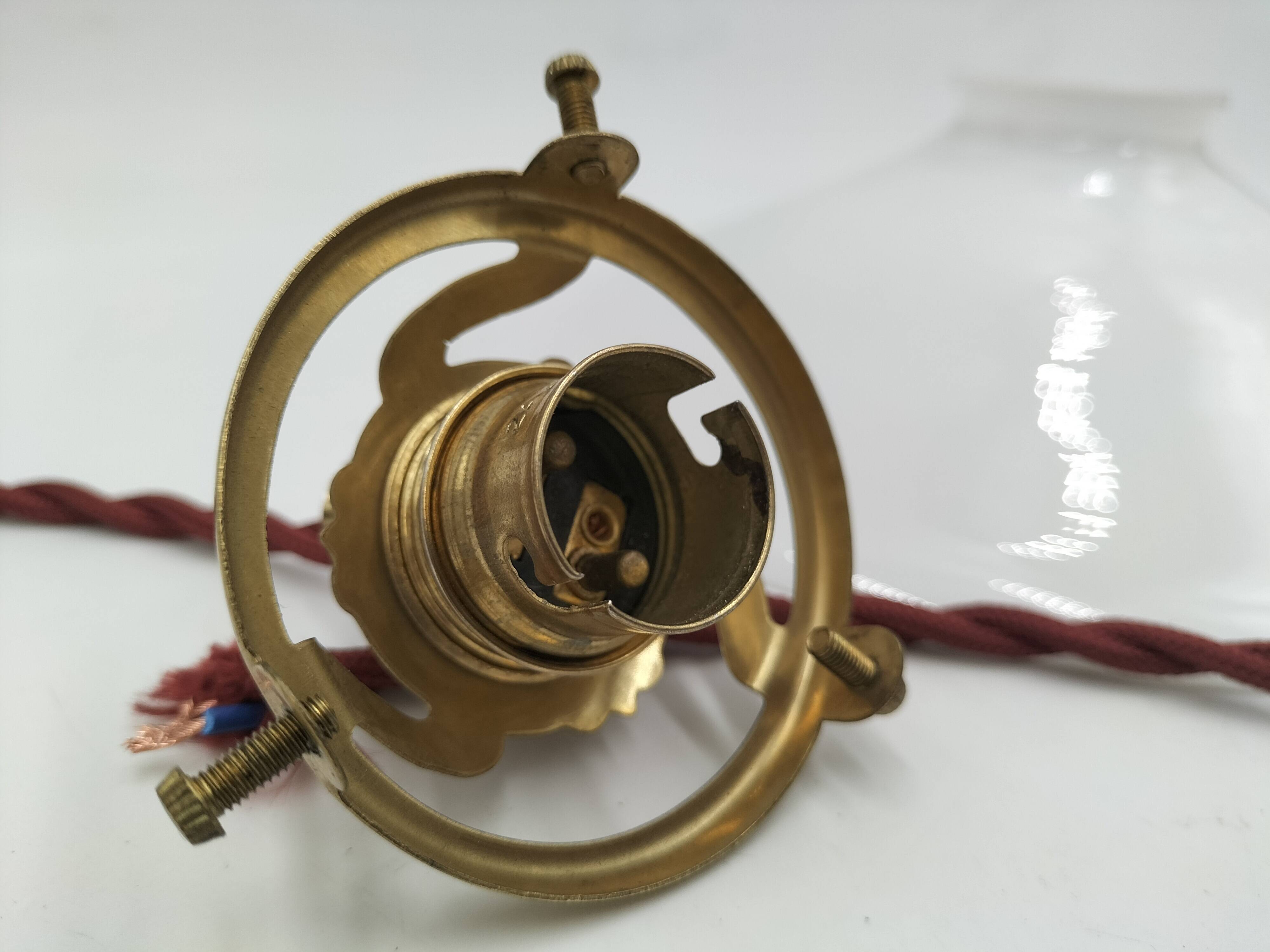 Opaline pendant light