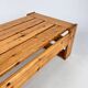 Mid Century Pine Coffee Table, 1960s