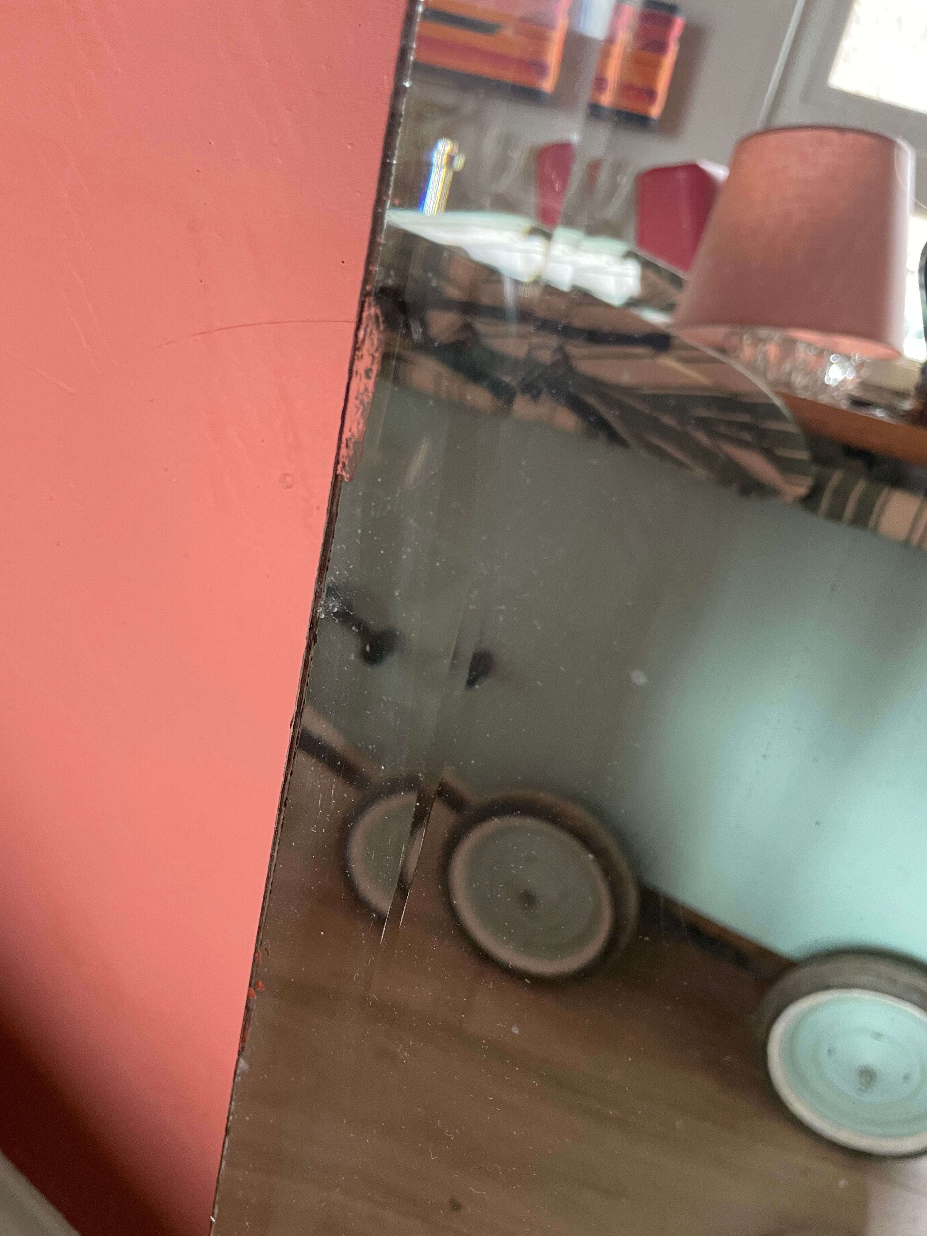 Beveled mirror 150x57cm