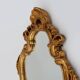 French 20th century baroque style gilded crested mirror