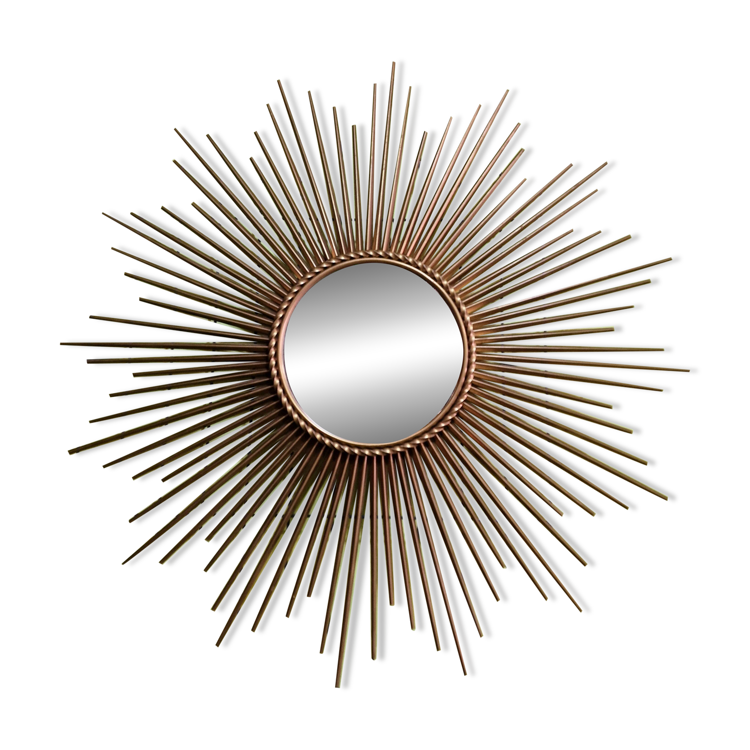 Miroir soleil vintage Chaty Vallauris A.M. – Grand modèle 83 cm