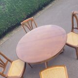 Meurisier table with chairs.