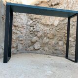 Console bois et acier