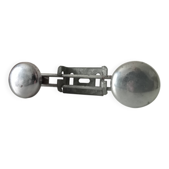 Vintage chrome wall coat rack