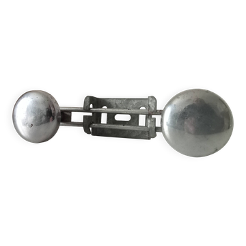 Vintage chrome wall coat rack