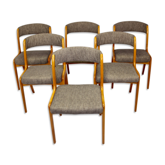 Set of 6 chairs ref: gondola Baumann year 70 restored