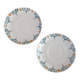 2 Art Nouveau saucers