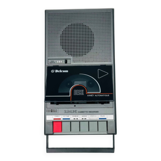 Portable tape recorder / cassette player from the 70s and 80s - Delcom