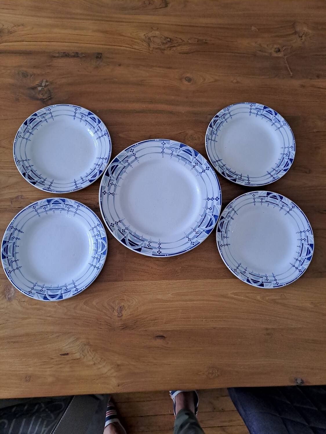 Antique dessert plates