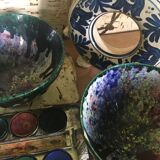Six bowls Picault and Morvan