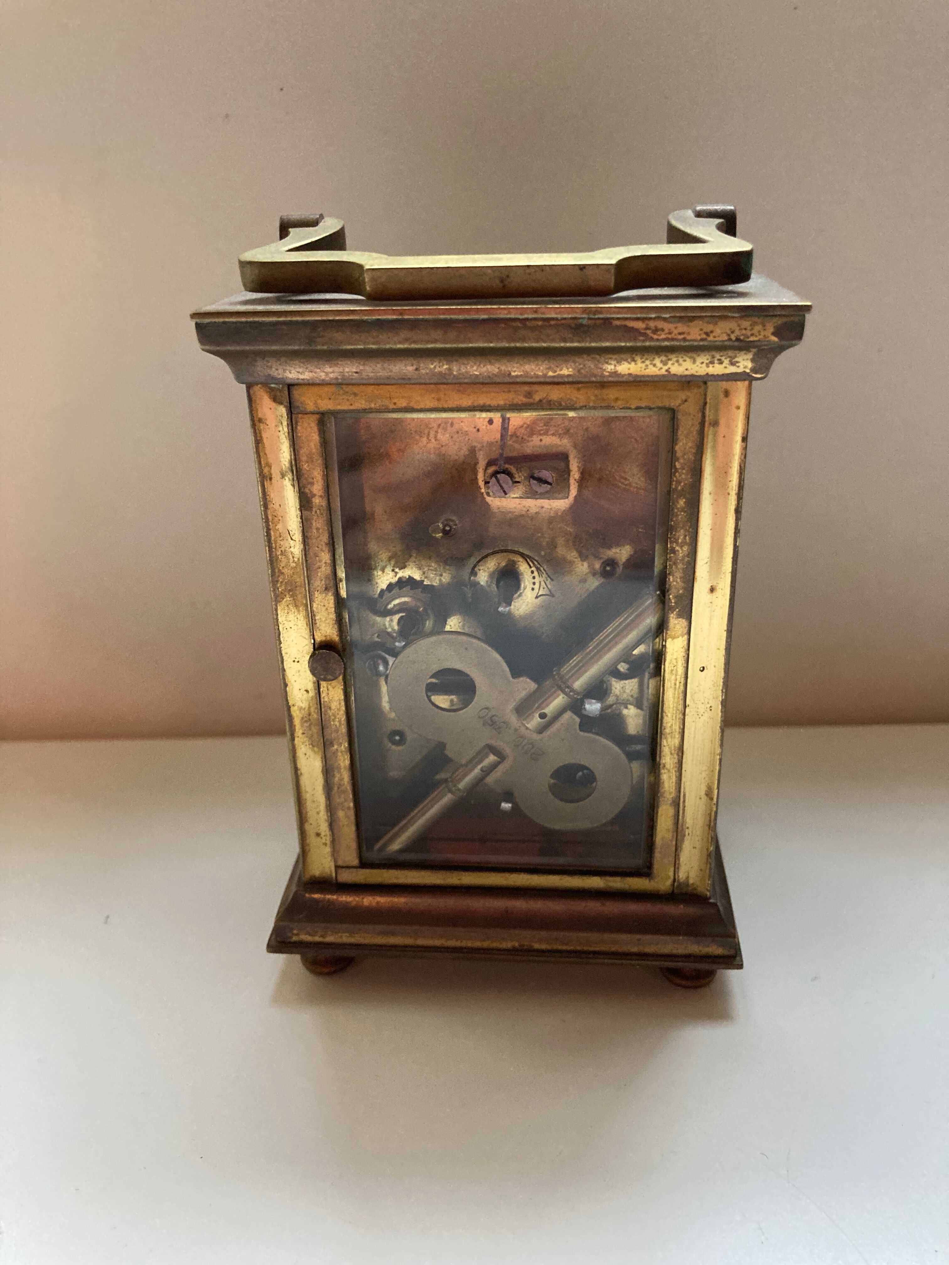 Former officer clock Marcks-Co Ltd skeleton antic Clock watchmaking XIX