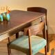 Vintage Scandinavian oak table "Mette"