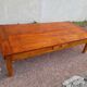 Rustic farm coffee table 3 drawers -1m72