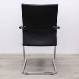 Grisberger Diagon Medium Black Leather Office Chair