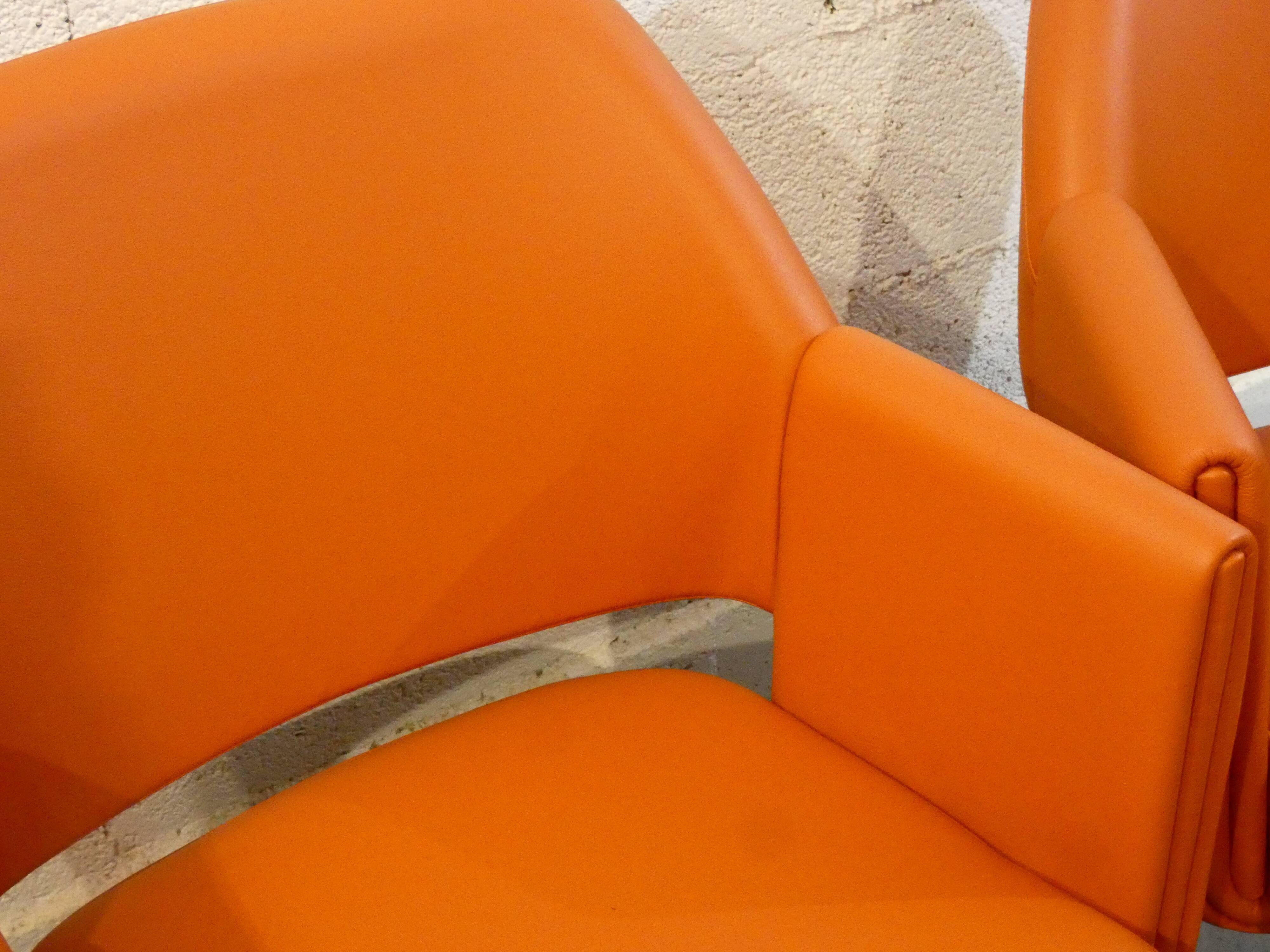 Armchairs model "Deauville", design by Marc and Pierre Simon, published by Airborne