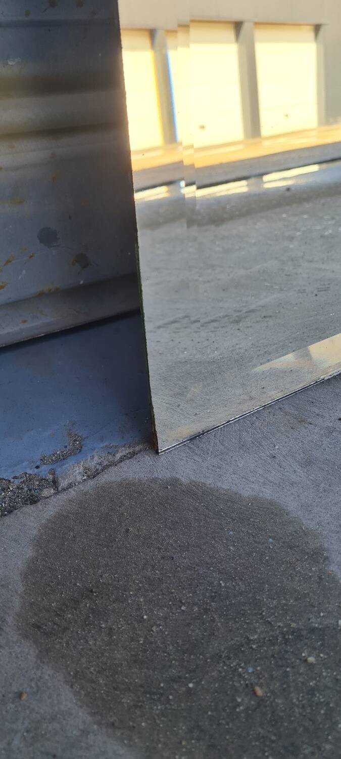 Art deco beveled mirror