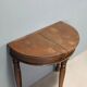Half-moon console in walnut - Italy 19th century