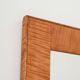 Scandinavian curly birch mirror, 1950s