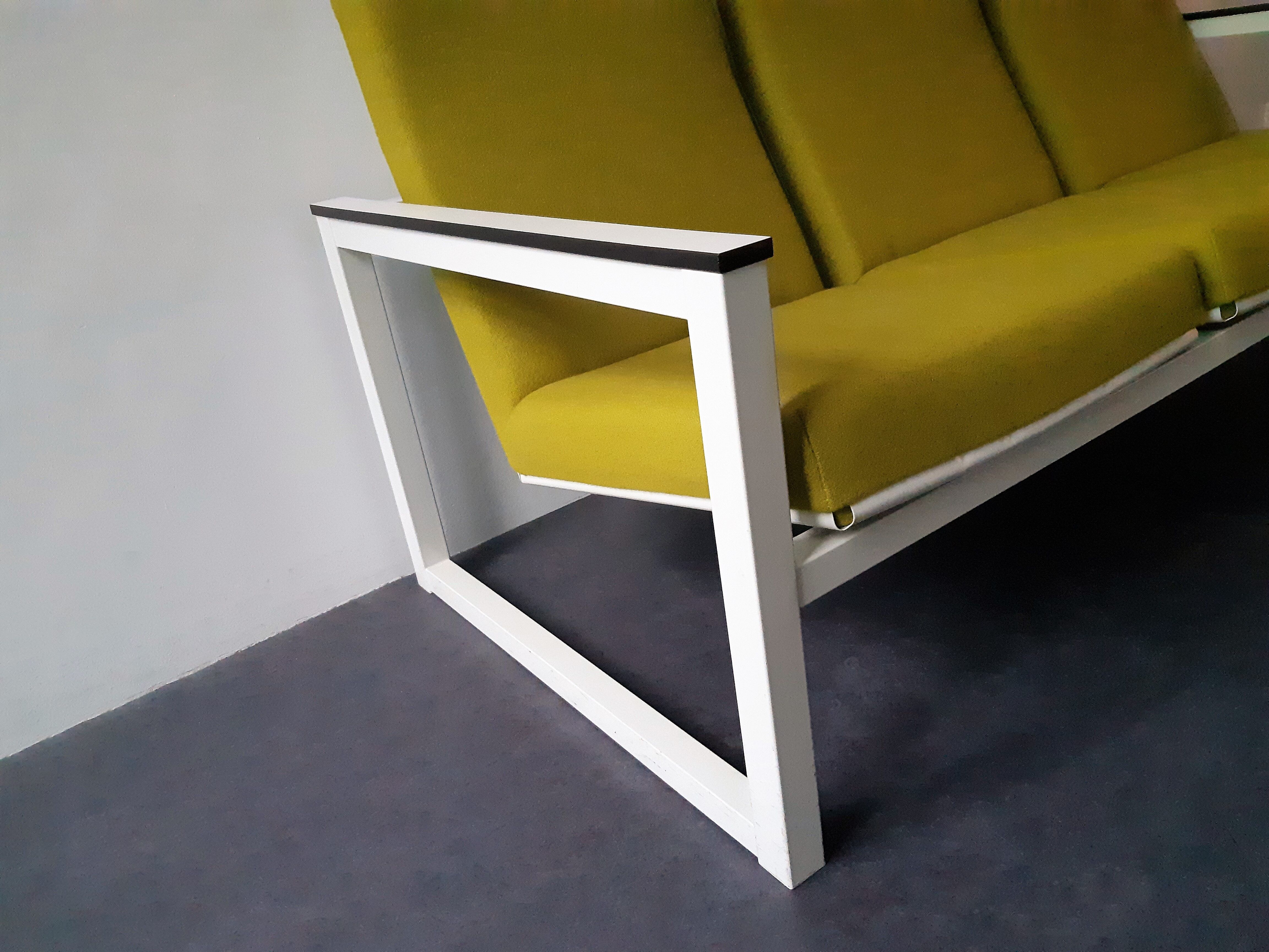 Reupholstered 3-seater sofa by Tjerk Reijenga and Friso Kramer for Pilastro,1960's