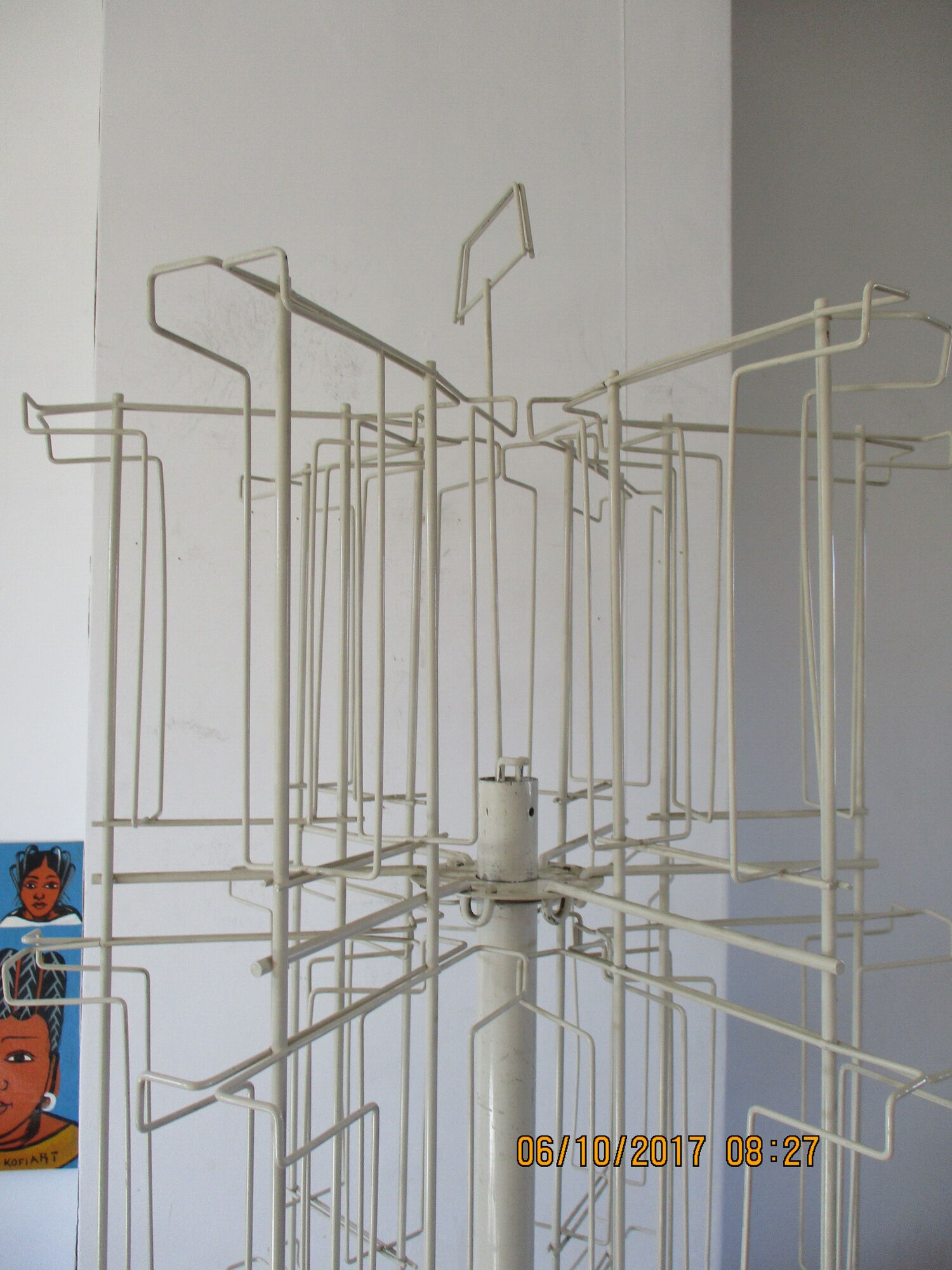 Large card holder turnstile design 70s