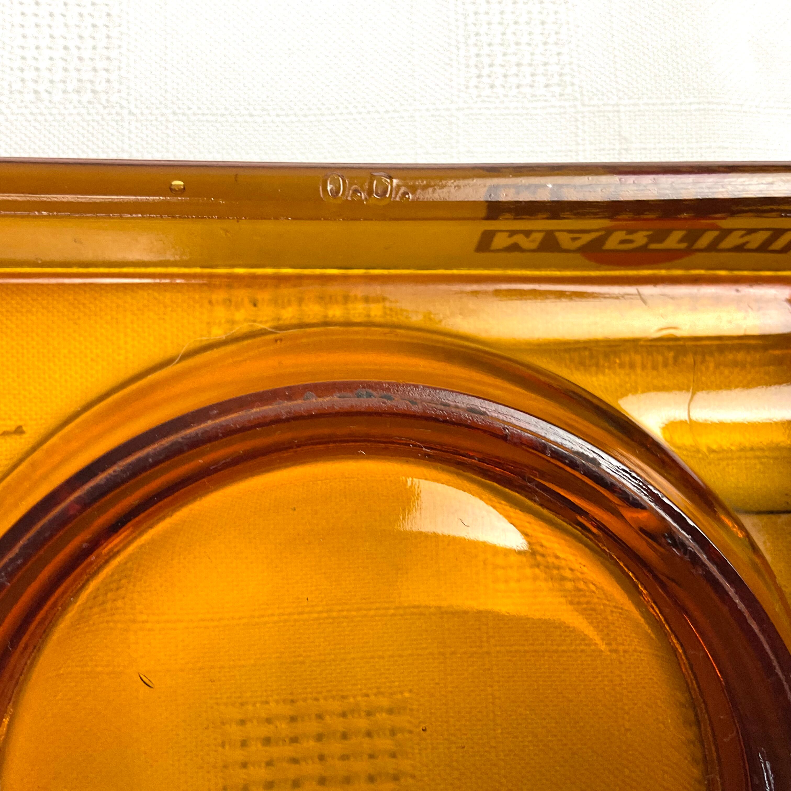 Vintage Martini ashtray. Creation Publicitas Paris