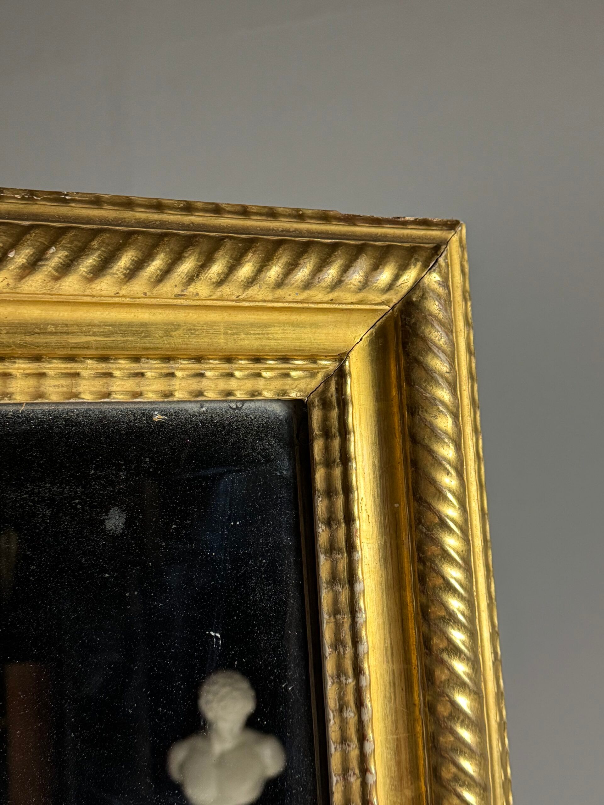 Miroir à cadre ondulé français 187 cm