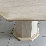 Table en travertin vintage