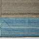 Tapis kilim vintage fait main beige et bleu, style scandinave naturel