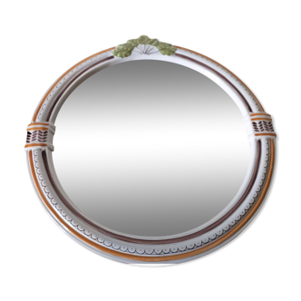 Vintage round mirror 36cm