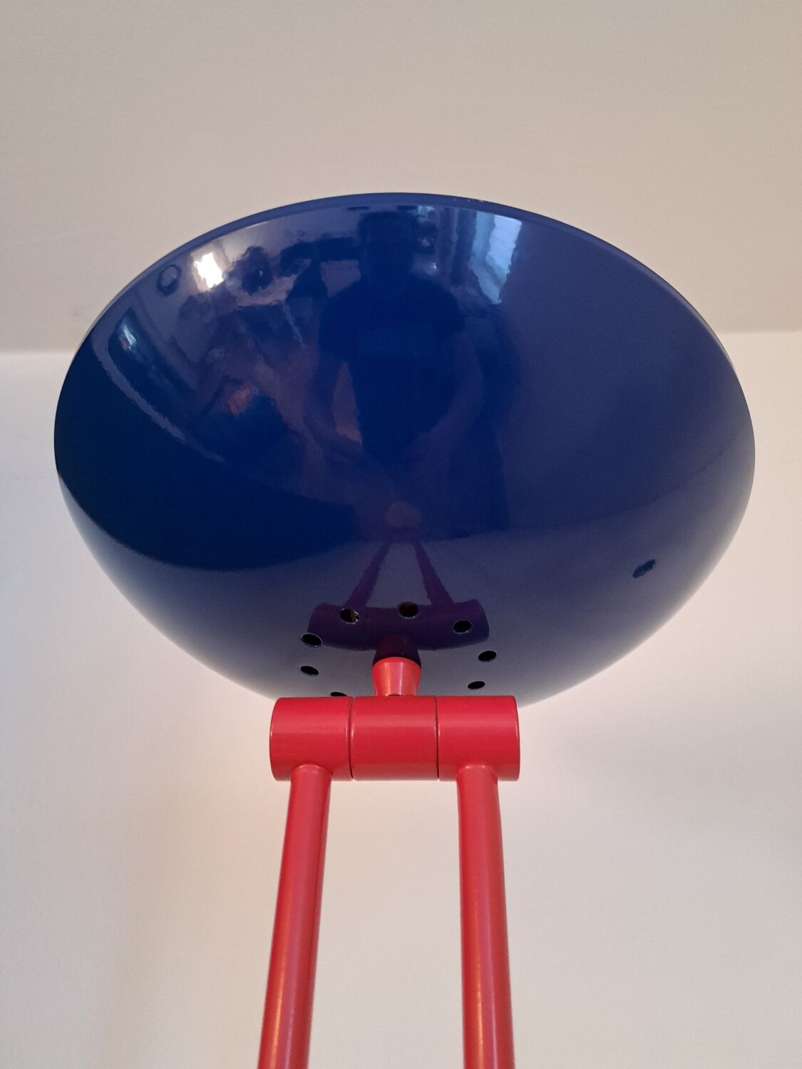 Polychrome articulated stilplast floor lamp