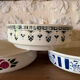 Large earthenware salad bowl