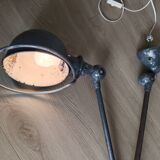 Jieldé gray workshop lamp, 2 arms, functional