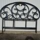 Vintage bamboo rattan headboard from the 80s.