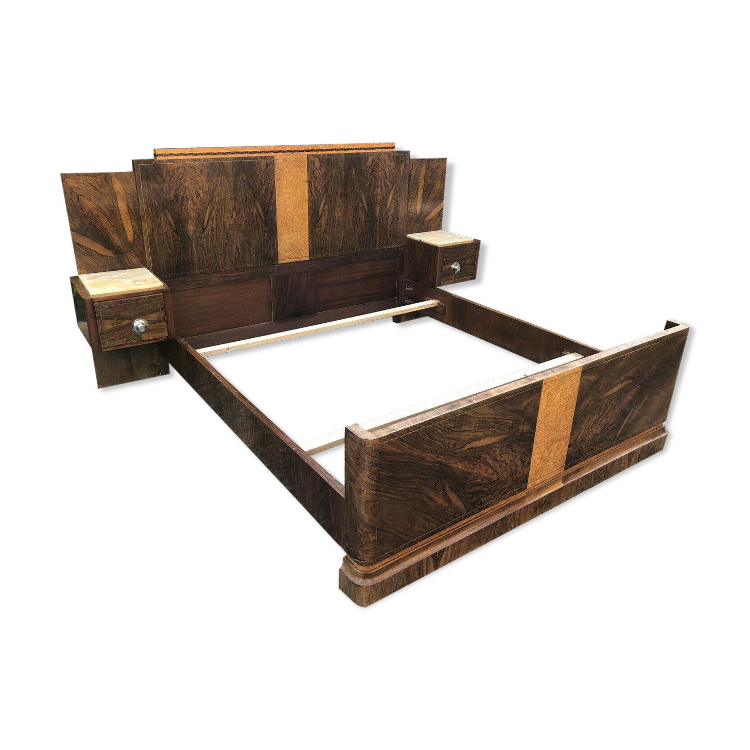 Art Deco bed by André Sornay