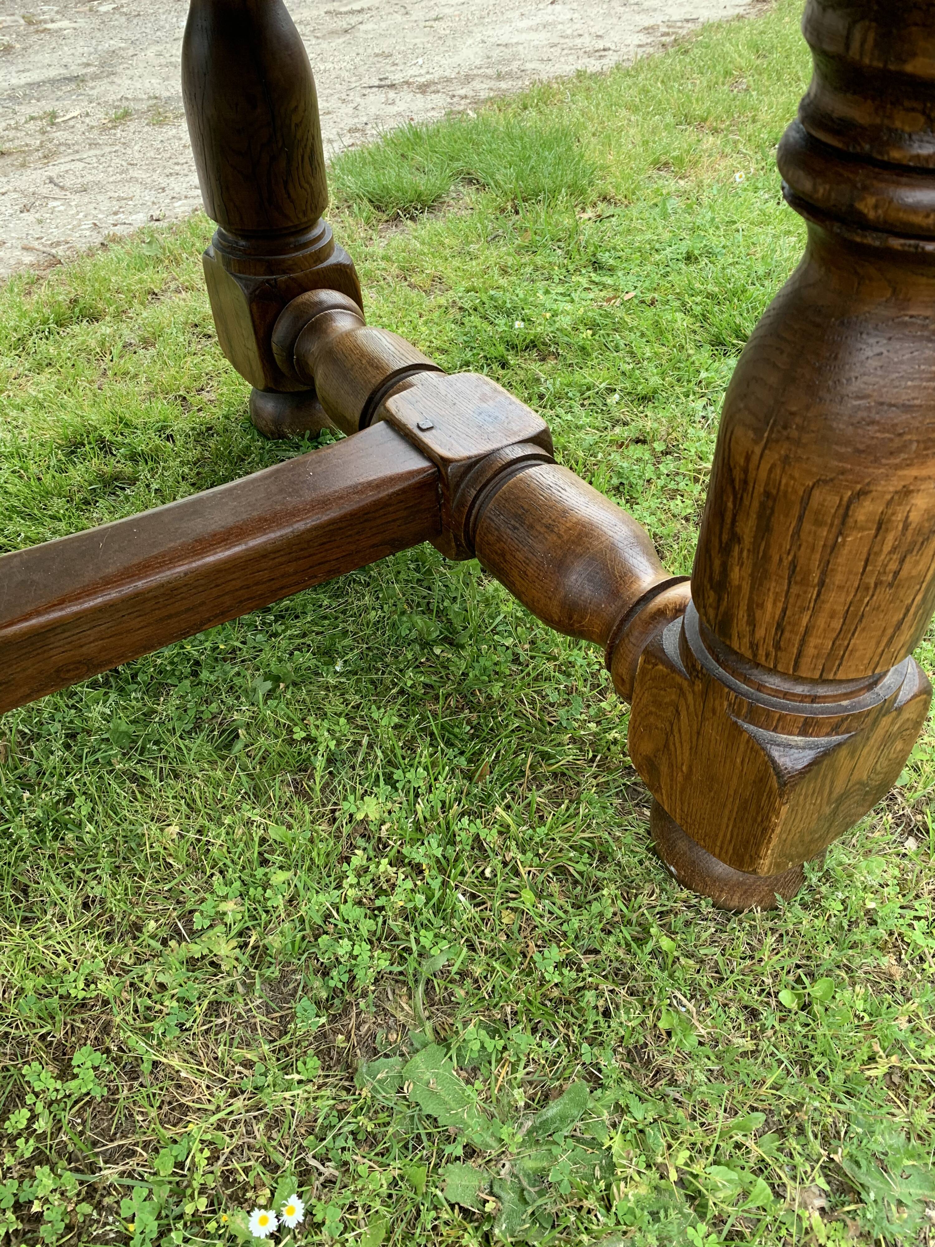 Table in country oak castle monastery