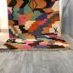 Tapis Boujad marocain  Design abstrait multicolore 3*2m