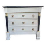 Antique Egyptian/Empire style chest of drawers with caryatids