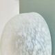 Round wall light ceiling light in white Clichy glass