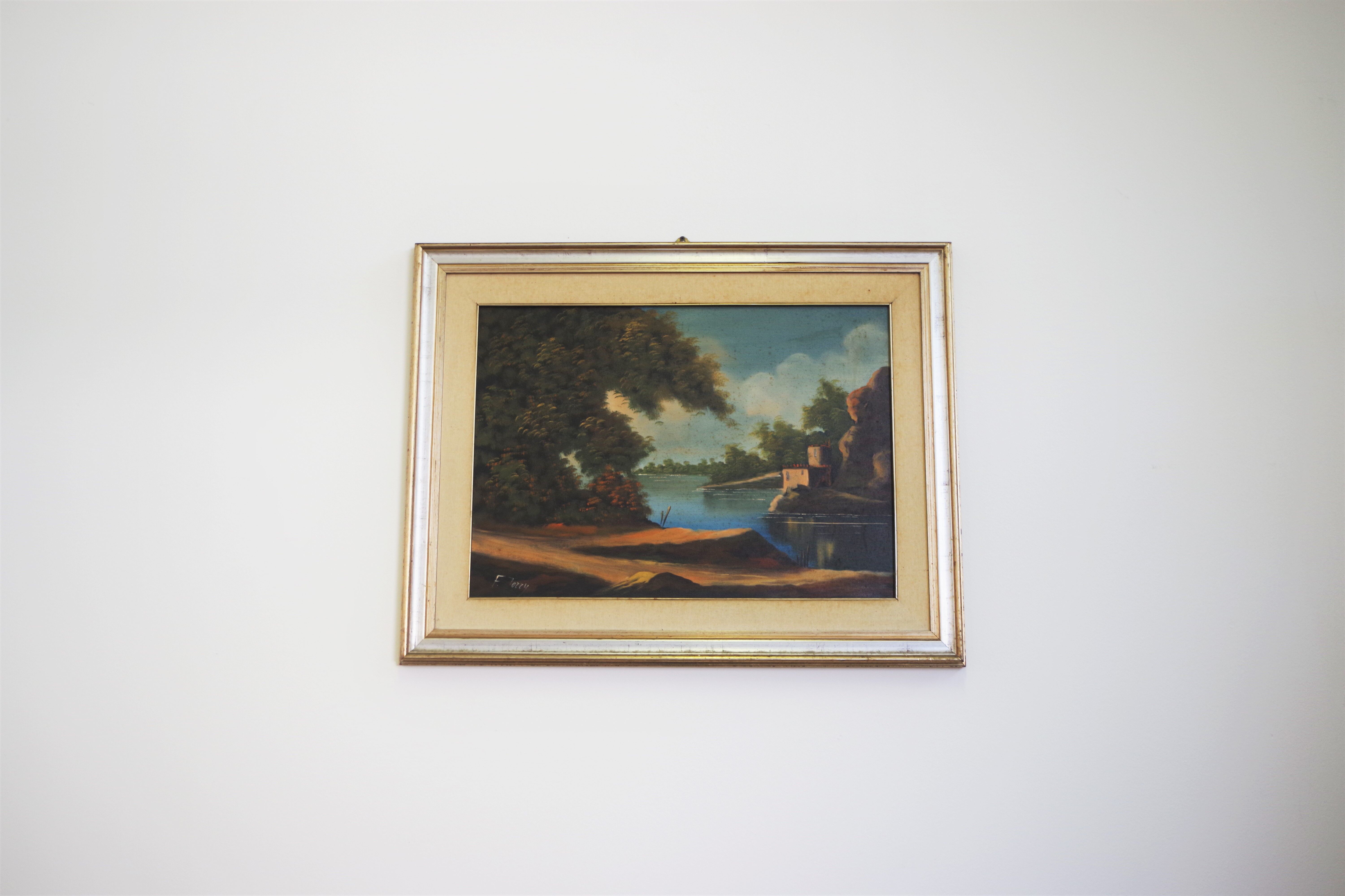 Oil painting on canvas, Francis Torry Brescia, 1977