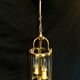 Lantern 2 lights bronze and brass